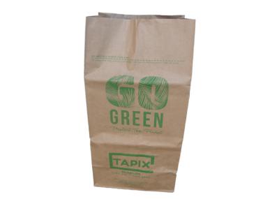 Os sacos de papel feitos sob encomenda de Kraft esquadram os grandes sacos de papel Moistureproof inferiores da folha