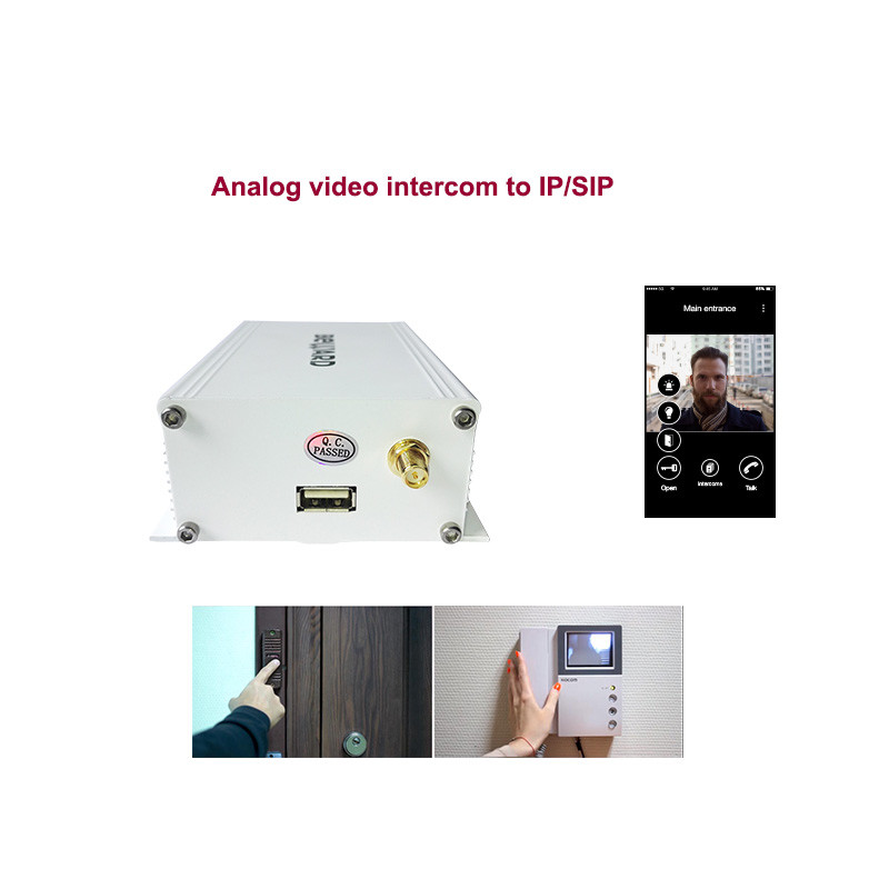 Аналог внутренной связи глоточка G.711 352×288 Voip к конвертеру Ip