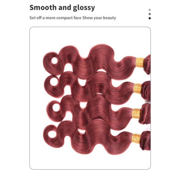 33 Body 800 Double Weft Ombre Body Wave Bundles 10 Inch tangle free