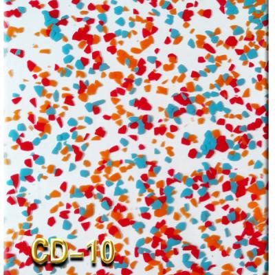 Transparent Marble Glitter Acrylic Sheet Raw Lucite PMMA material