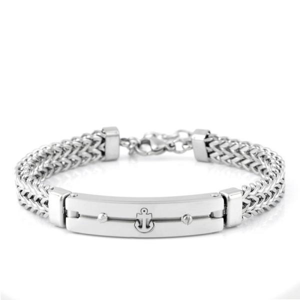 Stainless steel domineering chain anchor personalized men's bracelet hip-hop niche design