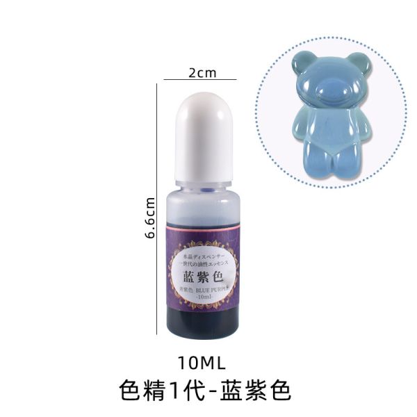 DIY crystal dropper pigment ink transparent colorant UV resin adhesive paste material