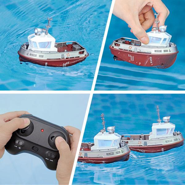 2 CHANNELS Control Channels Remote Control Ship for Kids Electric Charging Toy Ship