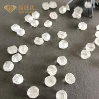 White DEF Color Raw 3-4ct HPHT Lab Grown Diamonds VVS VS SI Clarity