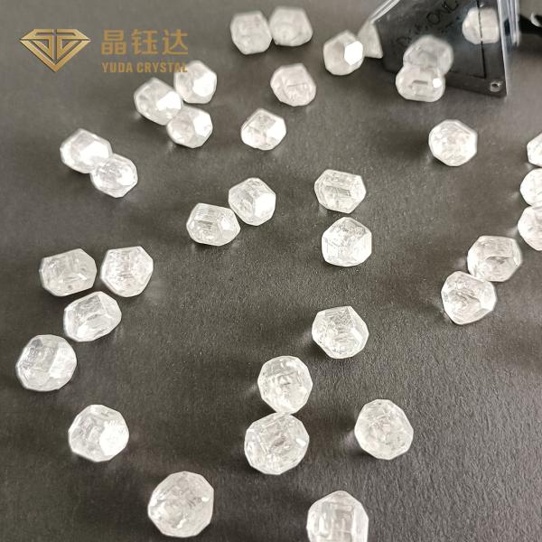 White DEF Color Raw 3-4ct HPHT Lab Grown Diamonds VVS VS SI Clarity