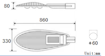 LED Cobra Street Lights 30W 50W 100W 150W 200W AC85-265V Waterproof LED Spotlight Street Garden Outdoor Lighting