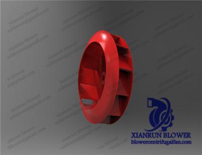 Steel Centrifugal Fan Accessories Anti Corrosion Backward Curved Impeller