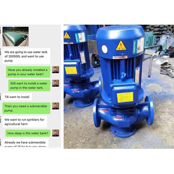 4кВт вертикальный одноступенчатый трубопроводный резервуар воды