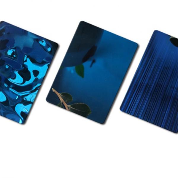 Brushed Mirror Color Stainless Steel Plate Panel 1.4311 304LN S30453 PVD Coating