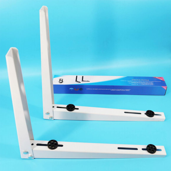 Wall Mounting Air Conditioner Bracket Folding Outdoor 1.5mm Thickness