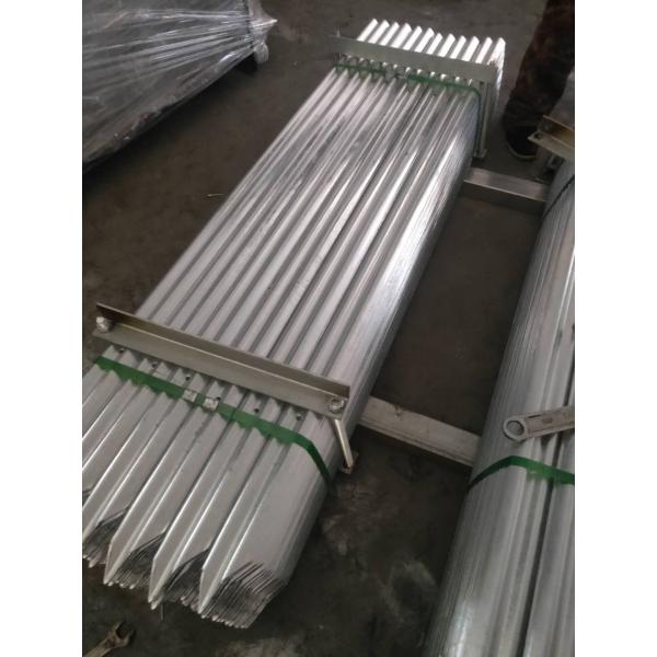 D And W Pale Green Powder Coating Steel Palisade Fence Panel 1.8m