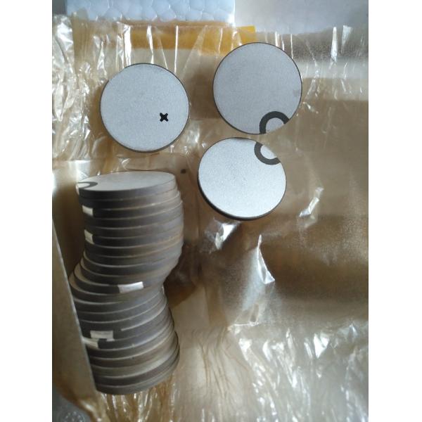 Ultrasonic Sensor Heat Resistance Piezo Ceramic Plate Small Size Round Shape
