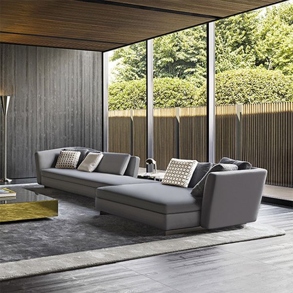 Foshan Hot Sale Simple Modern Living Room Luxury Cloth Sectional Sofa Set