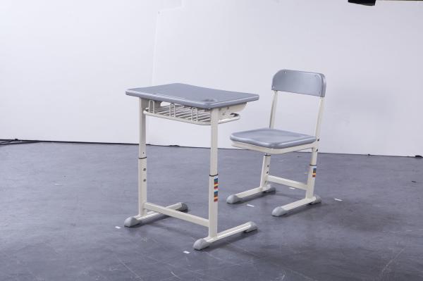 K11 Modern Single Student Table And Chair Set With Groove HDPE Material