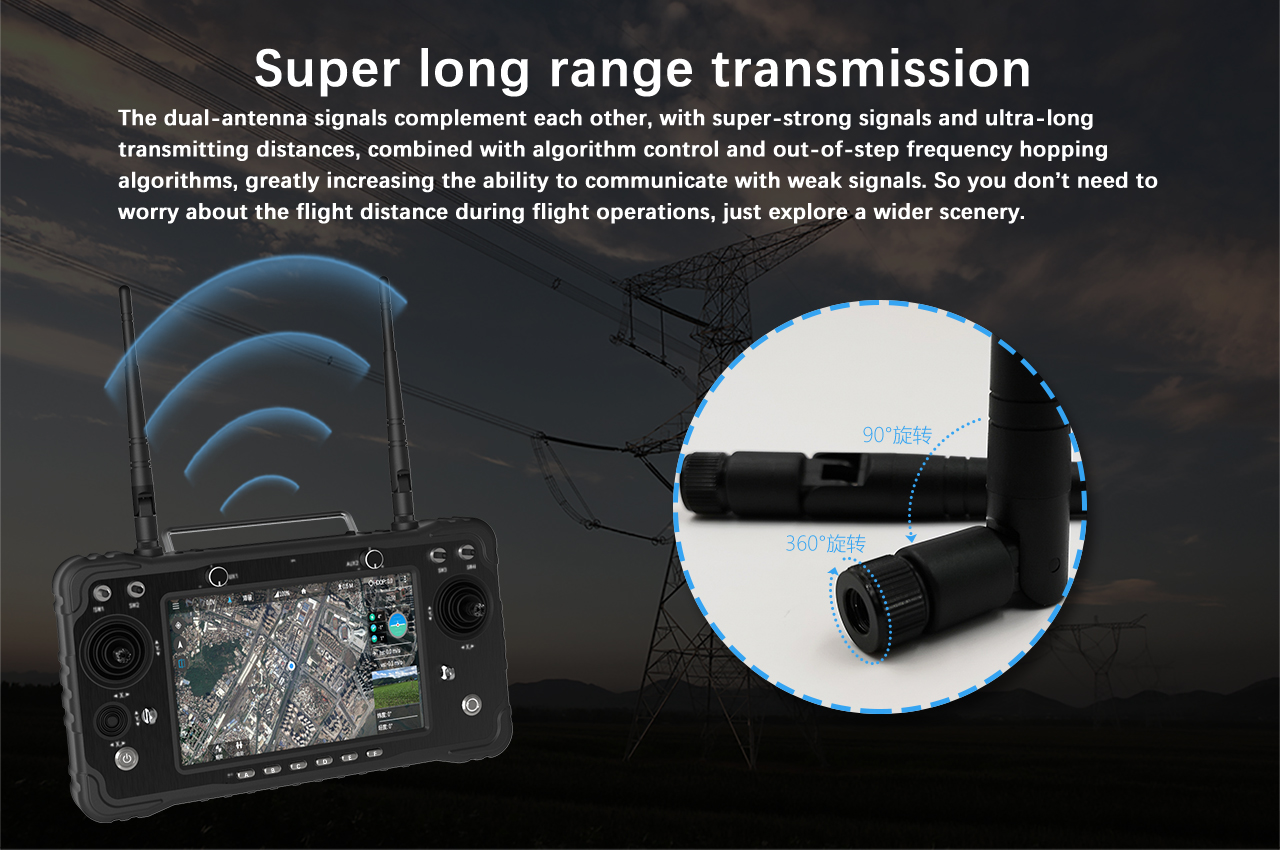 New Free Shipping CUAV H16 Pro Remote Control 30KM UAV Drone Airplane Transmission Telemetry Radio Controller