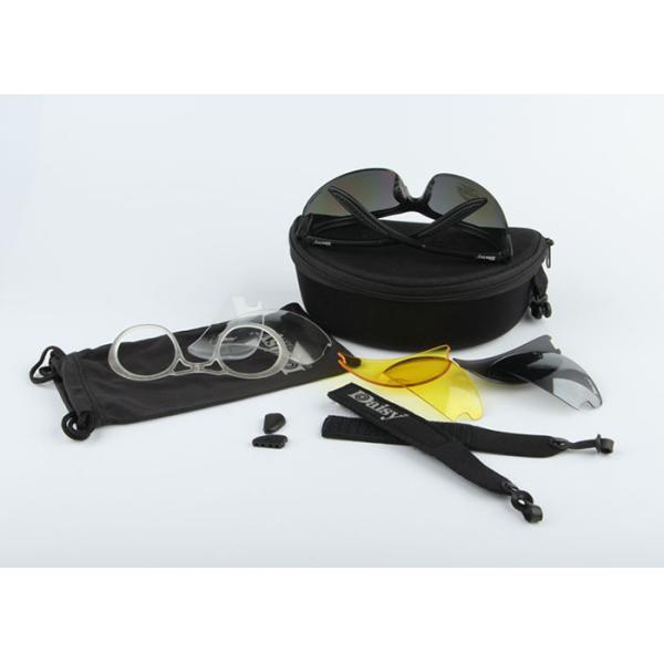 Desert Storm Military Safety Glasses , Tactical Shooting Glasses Light Weight