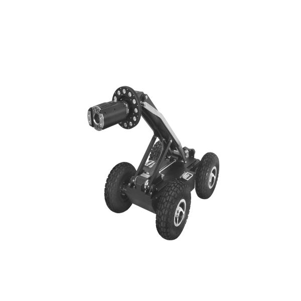 360 Degree Rotation and Remote Control Pipe Inspection Camera  Robotic Crawler System