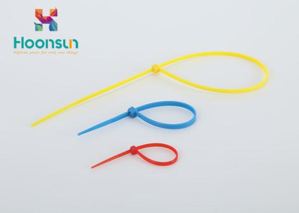 Nylon Industrial Cable Tie Cable Gland Accessories With Customized Color