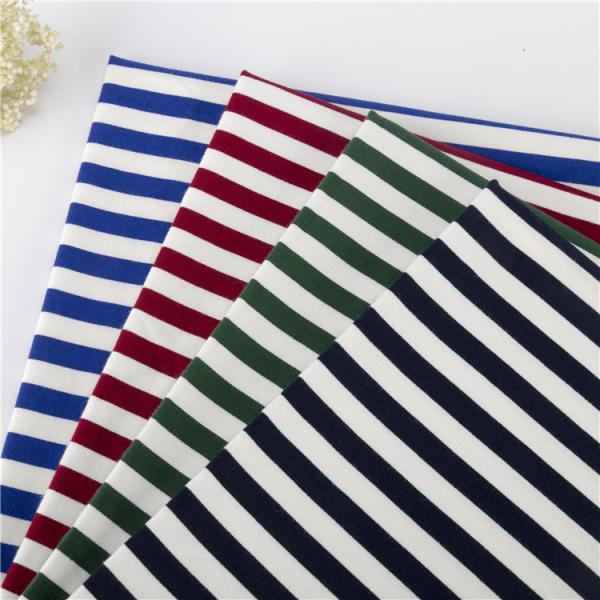 Fácil de cuidar bom aspecto Hoddie tecido de algodão listrado para Terry Francês