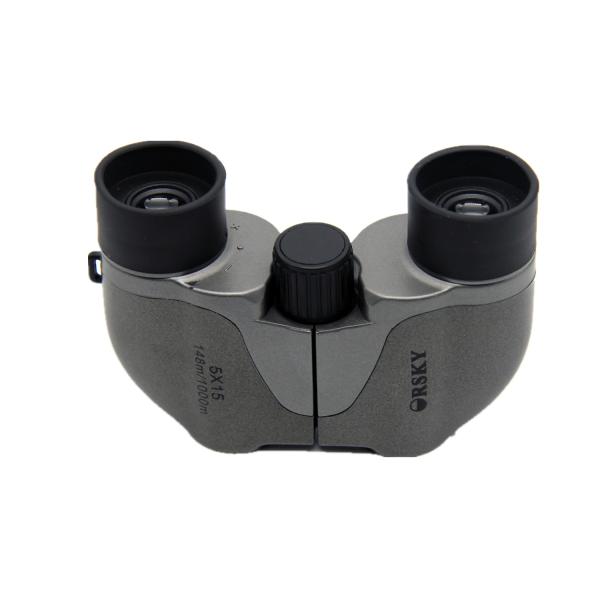 Small Size HD Lightweight Travel Binoculars 5x Magnification For Outdoor