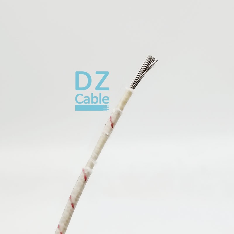 High Temperature 500°C Cable – Pure Nickel Conductor, Fiberglass Braiding, 450/750V Heat Resistant Cable 0.2mm²