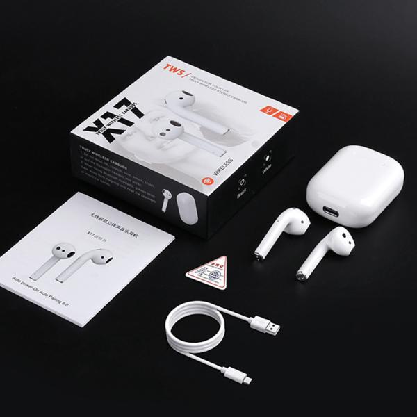 Half In Ear Stereo TWS Wireless Bluetooth Earphones Headphones Earbuds For Calls HD