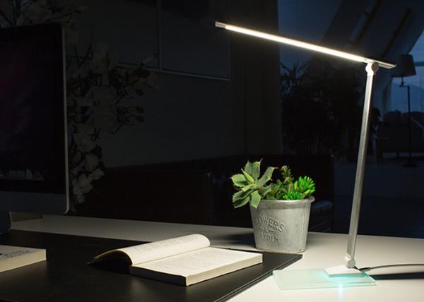Modern LED Desk Lamp Adjustable Lamp Arm Angle , Portable Metal LED Touch Table Lamp