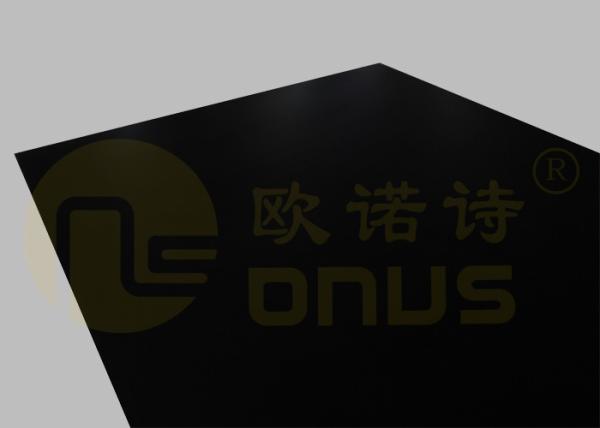 Wearing / Heat Resistance Epoxy Resin Worktop Black Color Customized Thickness