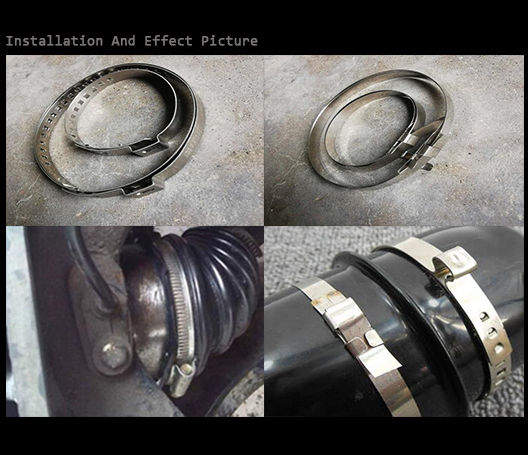 Ботинок Cv нержавеющей стали 304 зажимает универсалию регулируемую Aka для того чтобы полить из шланга привод червя