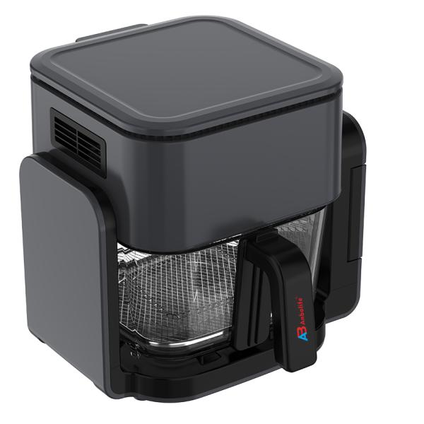 Freidora de aire digital Anbolife 4L con parrilla de 1.3L 1500W