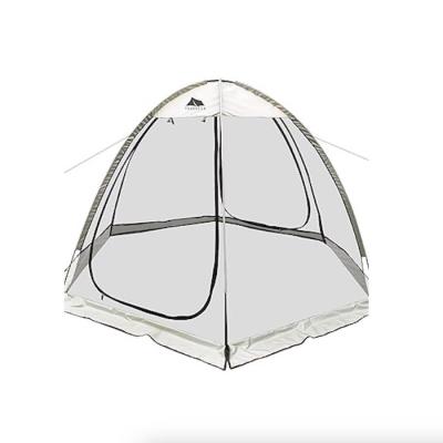 5.25*4.27*5.9FT Outdoor Waterproof Polyester Black Transparent PVC Pop Up Sports Tents With Mesh Windows Easy Set Up