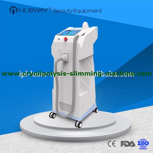 High Performance 808nm Diode Laser Chest / Back / Leg Hair Removal Machine 120J/cm²
