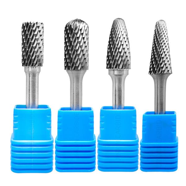 80mm Round Solid Shape Carbide Burr Set with Bidentate Pattern From Advanced Technology