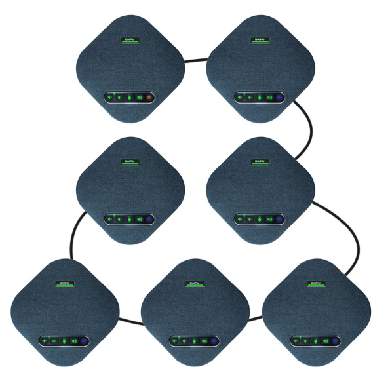 USB Connection DP-GM37 Speakerphones 7 Cascading System with Voting Function