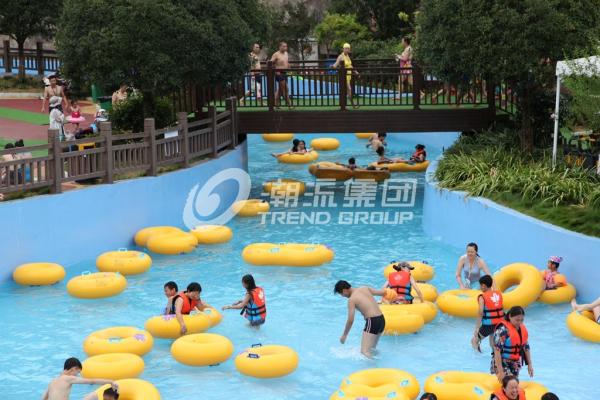 Rio preguiçoso do parque exterior da água dos recursos de feriado, equipamento de Waterpark para o parque do Aqua do tema