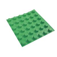 O telhado do verde da casa ondeou a membrana Mat For Basement Walls da drenagem
