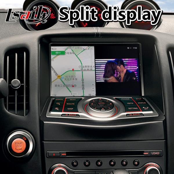 Интерфейс Carplay андроида Lsailt для Nissan 370Z с беспроводным андроидом автоматическим Youtube Waze