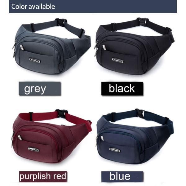 Multi-functional large-capacity outdoor sports Oxford cloth cash mobile phone waist bags