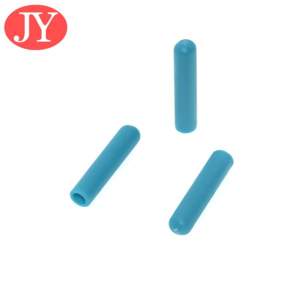 BBP FREE Jiayanag aglet plastic tipping blue color TPU ABS print colorful plastic tipping end cap plastic end cap