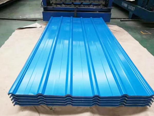 665-1250mm Corrugated Aluminum Panels Exterior Corrugated Metal Roofing Sheets