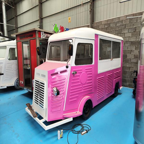 110V-380V Food Trucks Electric Mobile Food Cart Hotels