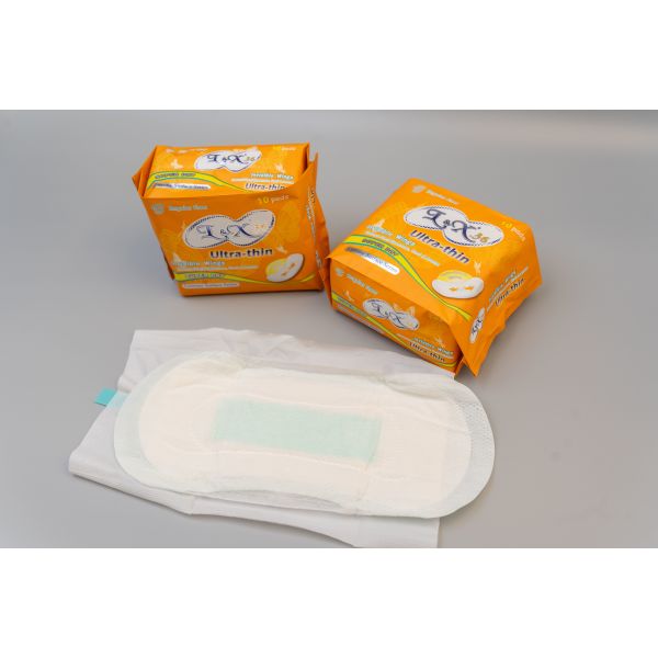 Natural Plant Essences Women Sanitary Napkins Individually Wrapped External Ultra Thin Breathable Absorbent Feminine Hygiene Pads