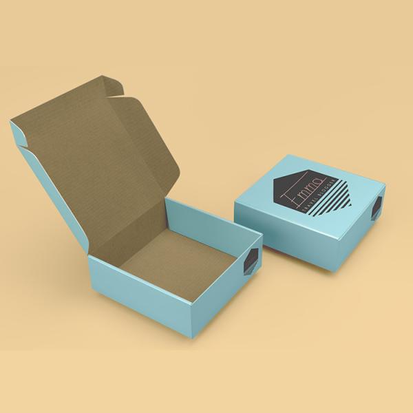 Recycled Full Color Printed Boxes Corrugated Carton Boxes For Dress Cloth And Shoes
