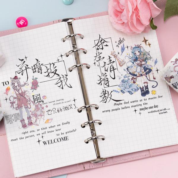Фольга маскируя ленту Washi для украшенного Scrapbook