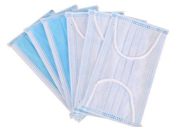 Anti Dust 3 Ply Surgical Face Mask , Carbon Antiviral Disposable Dust Mask