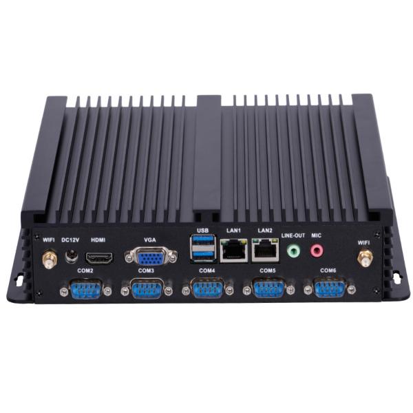 Wifi 3G/4G/GPS DDR4 врезало Fanless промышленный мини компьютер ПК