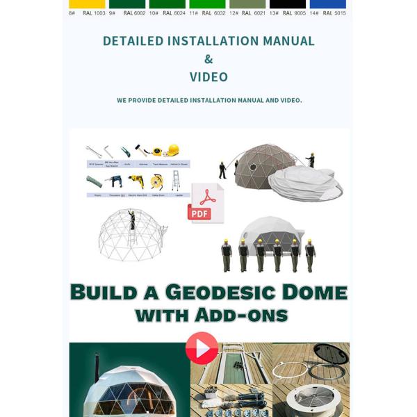 Гостиничная декорация Надувная круглая купольная палатка