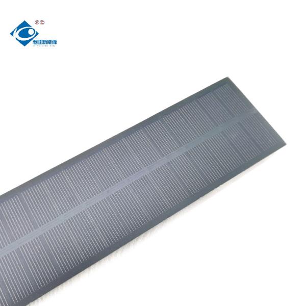 PET Solar Panel ZW-50060-P Strip Solar Photovoltaic Panels 6V Semi-flexible Solar Panels 5W