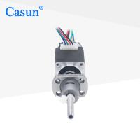 2 phase Nema 8 Bipolaire 1,8 degré moteur à vis à bille pas à pas 28 mm corps avec encodeur 14mN.m