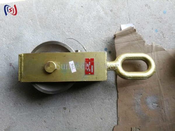 160mm Ending Conductor Stringing Blocks Cable Pulley Wheel Silence Rotation Traction Wheel